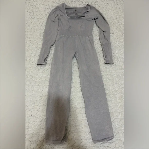 Nwot Free People Good Karma Long-Sleeve Onesie - Picture 5 of 8